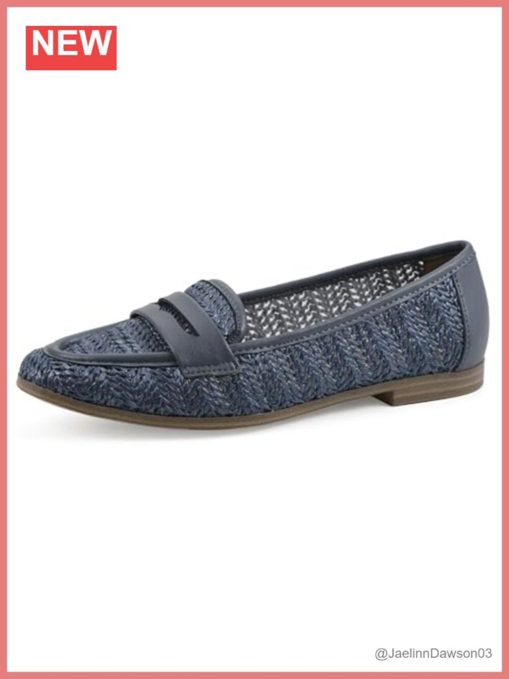 Women's Penny Loafer - Lightweight PU Leather Casual Slip-On Shoes